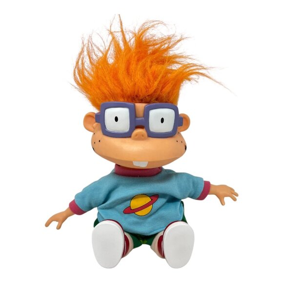 Applause Rugrats Chuckie 1996 Viacom Nickelodeon Stuffed Plush Toy Vintage - Picture 1 of 10